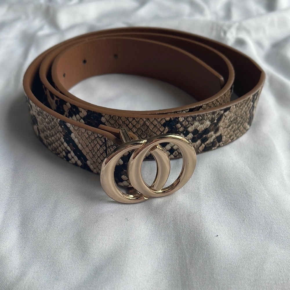 snakeskin belt